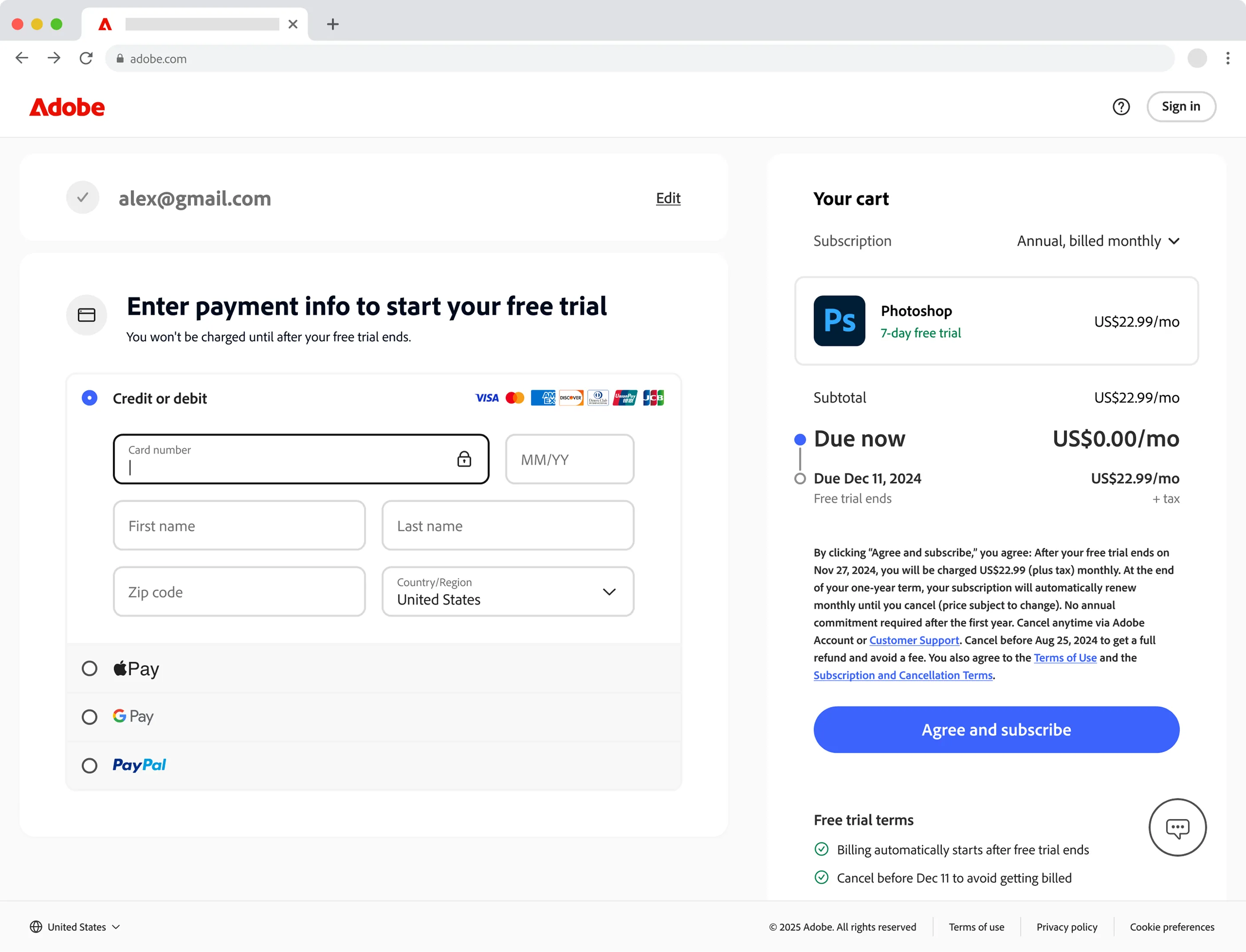 Payment